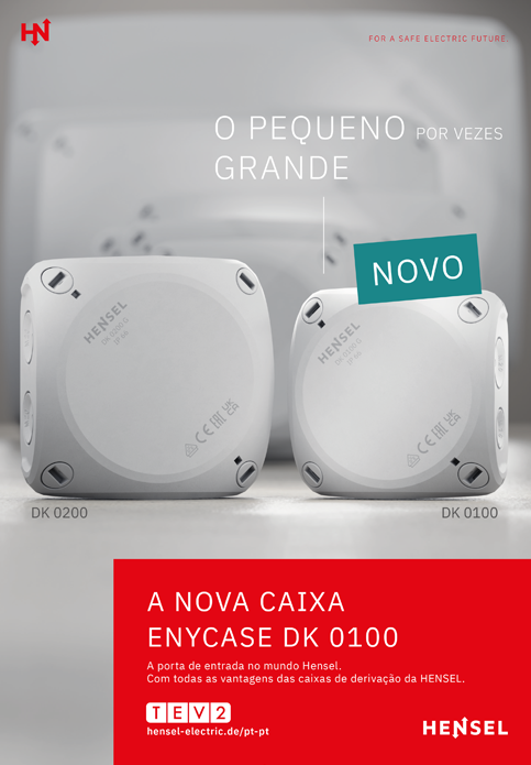 Nova caixa de derivação DK0100 da Hensel