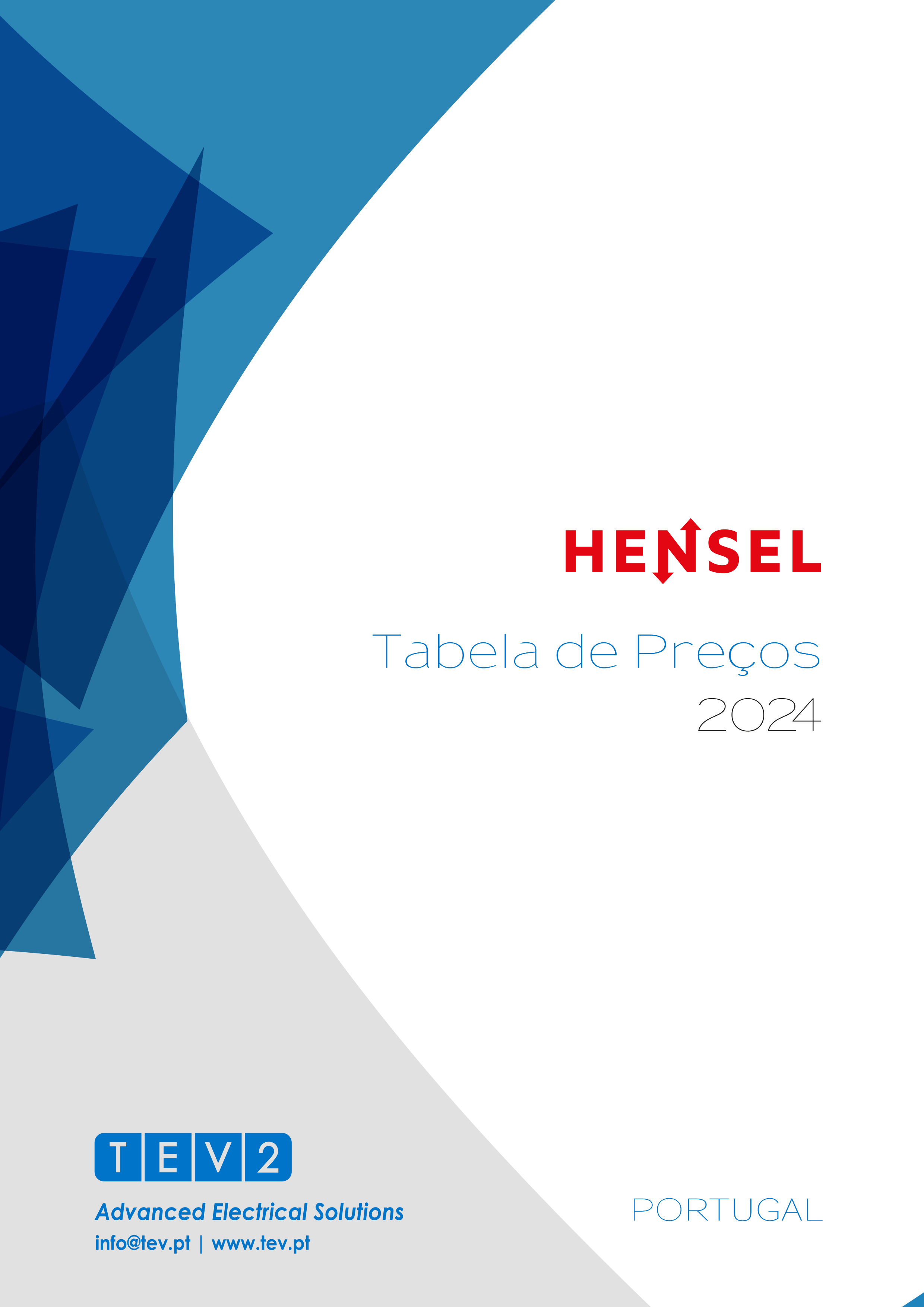 Tabela da Hensel 2024 (em vigor a partir de 01.01.2024)